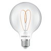 Vintage 1906 Globe 95 60 Heart Filament DIM 7.2W 927 Clear E27