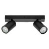 LED Spot Octagon GU10 Black 2x3.4W 927 DIM