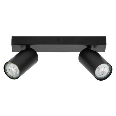 LED Spot Octagon GU10 Black 2x3.4W 927 DIM