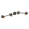 Decor Spot Cork GU10 Black 4x3.4W 927 DIM