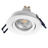 Spot Set Recess GU10 Dim Adjustable Click 6W 827 White