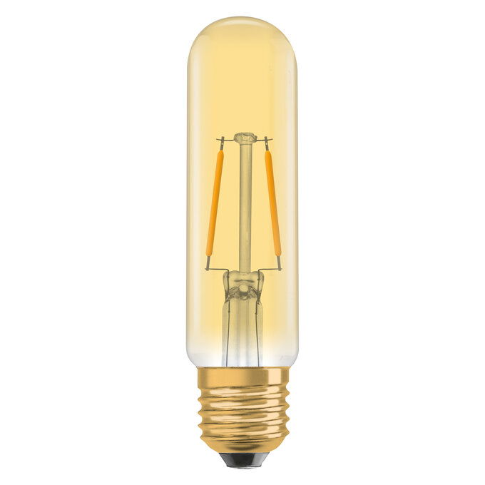 Vintage 1906 Tubular 20 Filament 2.5W 820 Gold E27