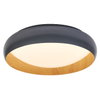 Orbis Livia 430MM 24W 830 Click DIM Gray and Wood Decor