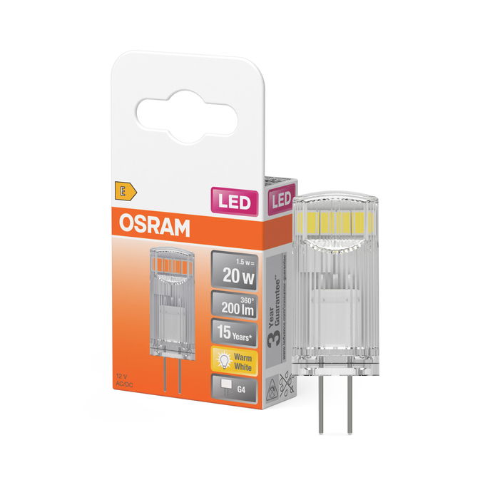 LED PIN 20 320° 1.5W 827 Clear G4