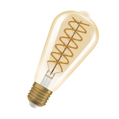 Vintage 1906 Edison 60 Filament DIM 8.8W 824 Gold E27