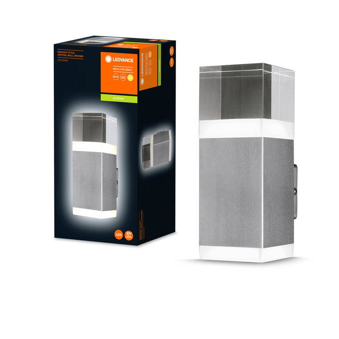 ENDURA Style Crystal Wall UpDown 9W