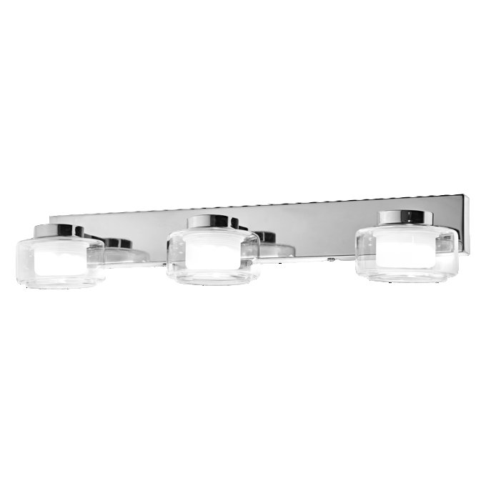 Orbis Flame 3X5.5W Click CCT IP44 Chrome