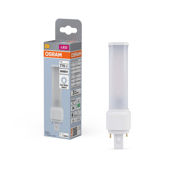 DULUX LED D18 EM & AC MAINS 7W 840 G24D-2