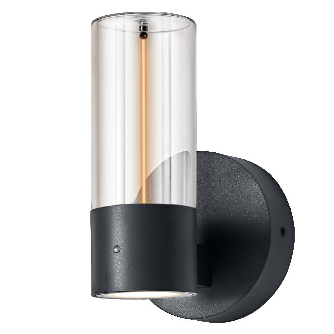 ENDURA Decor Filament Wall Daylight Sensor 6.5W IP54 Dark Grey