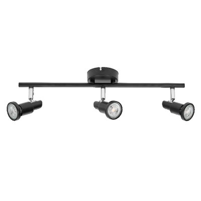LED Spot GU10 Black 3 X 3.4W 927 DIM