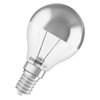 LED SUPERSTAR CLASSIC P 35 COB 3.4W 827 Mirror silver E14