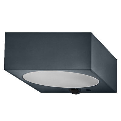 ENDURA  Style Solar Sensor Wall Down IP54 Dark Grey