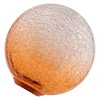 DECOR LED FLAT LAMP 3.5W 827 E27 Non-Dim IN CRACKED GLASS ROUND ORANGE