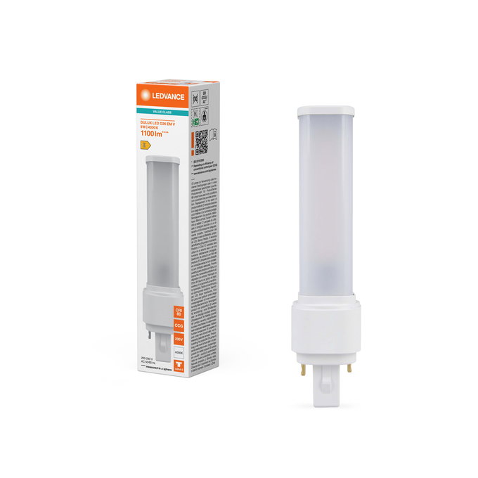 DULUX LED D26 EM & AC MAINS VALUE 9W 840 G24D-3