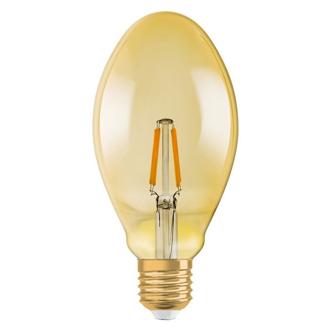 Vintage 1906 Oval 40 Filament 4W 824 Gold E27
