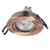Spot Set Recess GU10 Dim Adjustable Click 6W 827 Red Brass