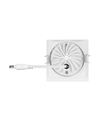 SPOT SQUARE DK ADJ 8 W 3000 K WT