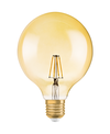 Vintage 1906 Globe 35 Filament 4W 824 Gold E27