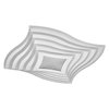 Orbis Waves 480x480mm 43W Tunable White DIM Remote White