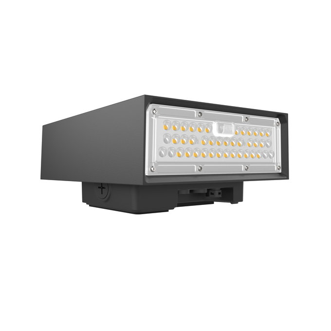 UB WALLPACK P 40W ML 830 GY