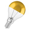 LED SUPERSTAR CLASSIC P 35 COB 3.4W 827 Mirror gold E14