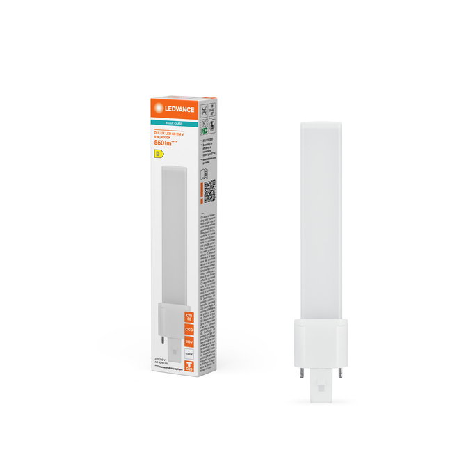 DULUX LED S9 EM & AC MAINS VALUE  4W 840 G23