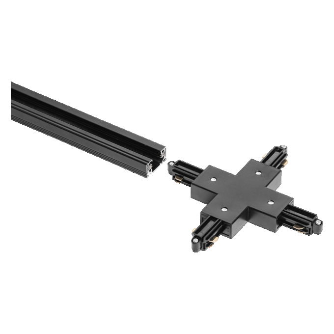 Tracklight Cross Connector Black