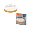 Orbis Livia 430MM 24W 830 Click DIM White and Wood Decor