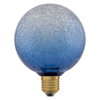 DECOR LED FLAT LAMP 3.5W 827 E27 Non-Dim  IN CRACKED GLASS ROUND BLUE