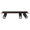 Decor Spot Mercury GU10 Black 3x3.4W 927 DIM