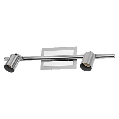 LED Spot Cylinder Duo 2xGU10 Brushed Nickel