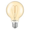 Vintage 1906 Globe 80 40 Heart Filament DIM 4.9W 922 Gold E27