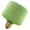 DECOR LED FLAT LAMP 3.5W 827 E27 Non-DIM IN COLOURED GLASS SQUARE GREEN