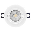 Spot Set Recess GU10 Dim Adjustable Click 6W 827 White