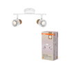 Decor Spot Cork GU10 White 2x3.4W 927 DIM