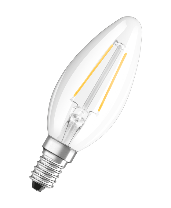 LED Classic B 25 Filament P 2.5W 827 Clear E14