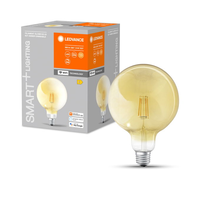 SMART+ Filament Globe Dimmable 53  6 W/2400 K E27