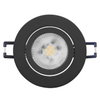 Spot Set Recess GU10 Dim Adjustable Click 6W 827 Black