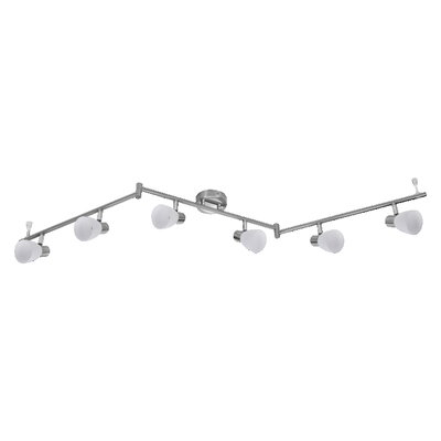 LED Spot Vase 6xG9 Brushed Nickel