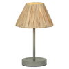 Decor Raffia Table E27 Green UK