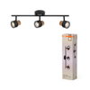 Decor Spot Cork GU10 Black 3x3.4W 927 DIM