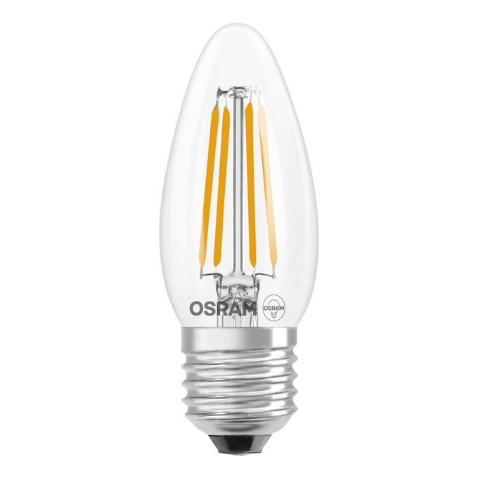 LED Star Classic B 40 Filament 3.4W 827 Clear E27
