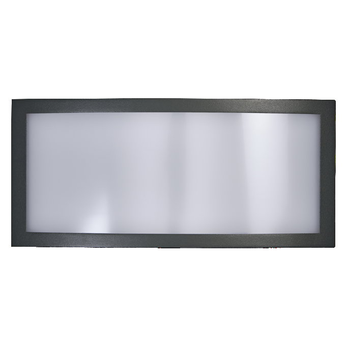 ENDURA Classic E27 IP65 Cuadra Wall Dark Grey