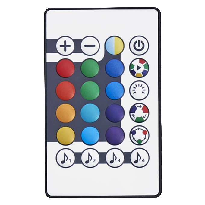 Flex Strip Sound Receiver USB 2m RGB Remote Control