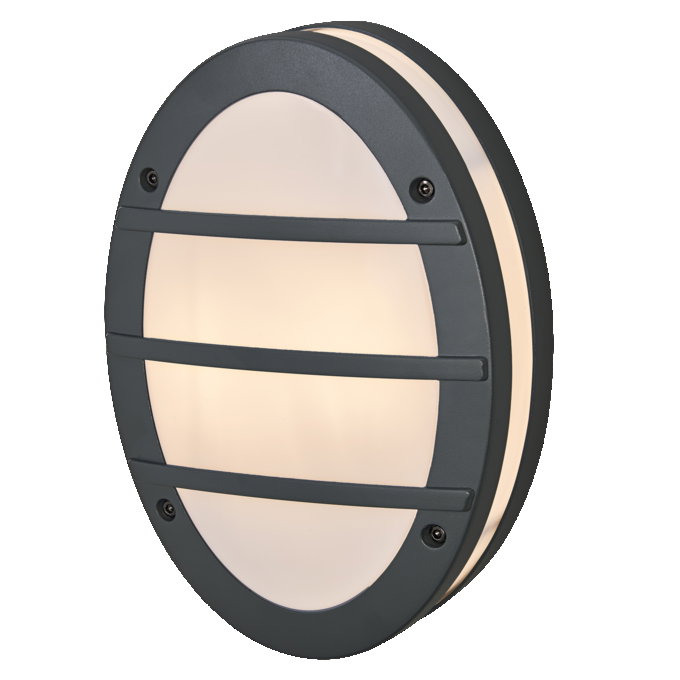 ENDURA Classic E27 IP65 Orbick Wall Dark Grey