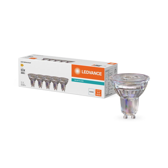 LED PAR16 50 36° V 3.7W 840 GU10
