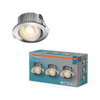 LED Spot Set CCT Recess IP44 Adjustable 4.9W CCT 36° Chrome