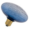 DECOR LED FLAT LAMP 3.5W 827 E27 Non-Dim  IN CRACKED GLASS FLATTENED BLUE