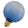 DECOR LED FLAT LAMP 3.5W 827 E27 Non-Dim  IN CRACKED GLASS ROUND BLUE