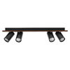 Decor Spot Mercury GU10 Black 4x3.4W 927 DIM